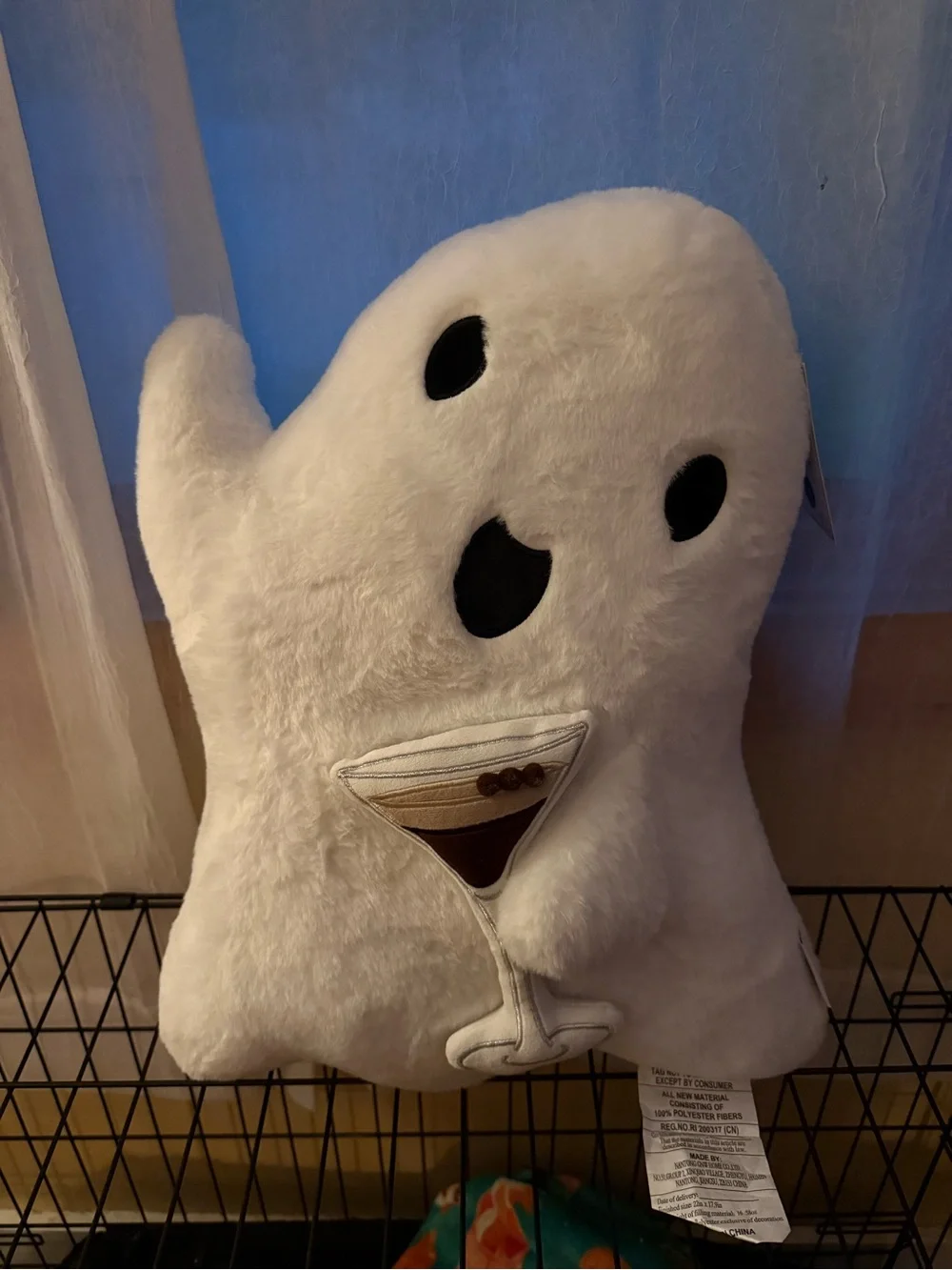 Martha Stewart Espresso Martini Ghost Pillow